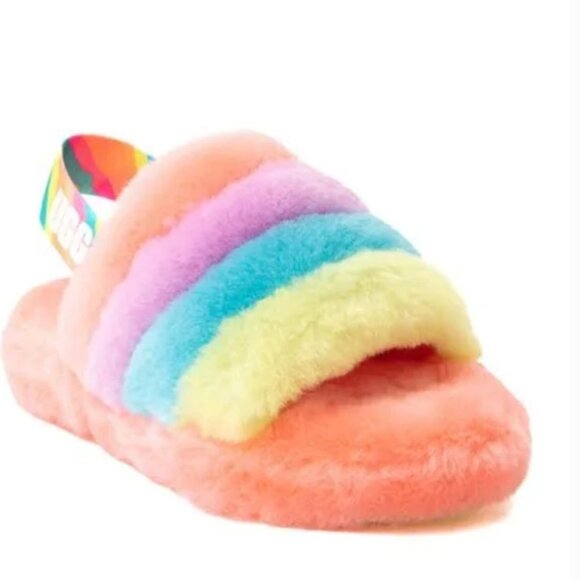 UGG Fluff Yeah Platform Slides/Slippers shoes - Picture 1 of 7
